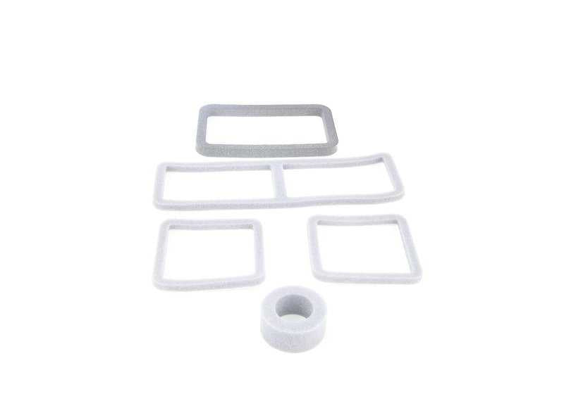 Juego de juntas OEM 64116950976 para BMW E81, E82, E87, E87N, E88, E90, E90N, E91, E91N, E92, E92N, E93, E93N, E84. Original BMW.