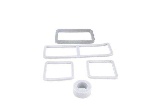 Juego de juntas OEM 64116950976 para BMW E81, E82, E87, E87N, E88, E90, E90N, E91, E91N, E92, E92N, E93, E93N, E84. Original BMW.