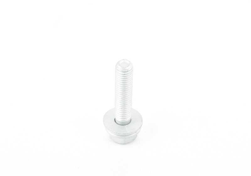 Tornillo hexagonal con brida M10x45 OEM 51716966566 para BMW G20, G21, G22, G23, G26, G30, G31, G60, G61, G68, G90, G99, G32, E65, E66, G11, G12, G70, G14, G15, G16, G01, G08, F97, G02, F98, E89, G29. Original BMW.