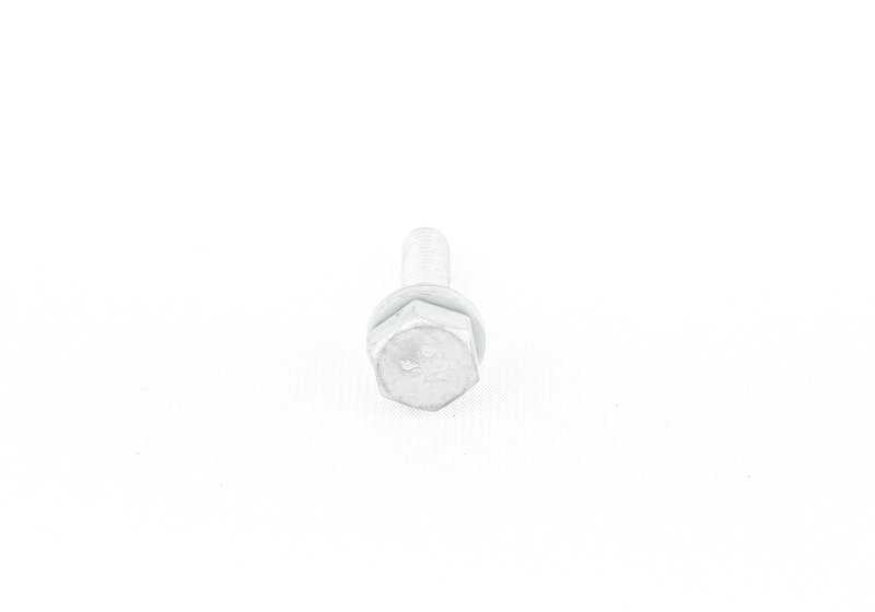 Tornillo hexagonal con brida OEM 31307855400 para BMW F80, F82, F83, F87. Pieza original BMW. Ideal para fijaciones de suspensión delantera y componentes relacionados.