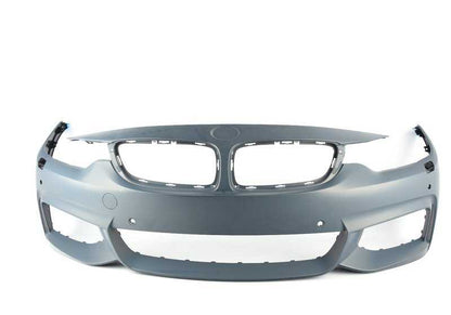 Paragolpes delantero imprimado con sensores PDC/SRA OEM 51118061935 para BMW F32, F32N, F33, F33N, F36, F36N. Repuesto original BMW.