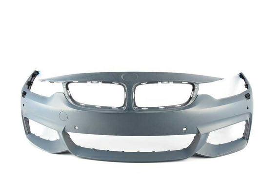 Paragolpes delantero imprimado con sensores PDC/SRA OEM 51118061935 para BMW F32, F32N, F33, F33N, F36, F36N. Repuesto original BMW.