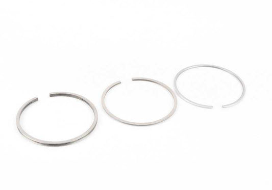 Juego de aros de pistón OEM 11251713180 para BMW E30 y E28. Medida 84,23MM (+0,25). Compatible con motores de serie M20. Recambio original BMW.