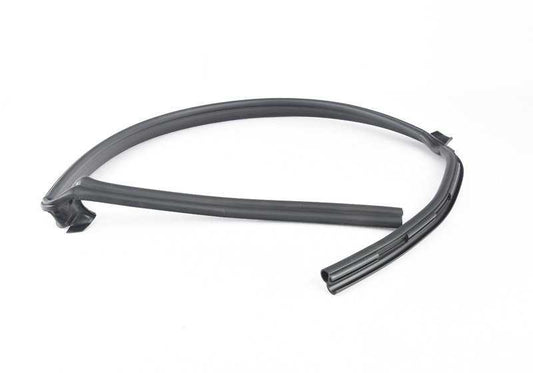 Junta de goma OEM 51767329384 para BMW X1 F48 (modelos: sDrive16d, 18i, 20i, xDrive20d, xDrive25i). Sello delantero capó. Original BMW.