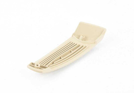 Guía del cinturón de seguridad derecha beige OEM 72117130836 para BMW Z4 E85. Pieza original BMW.