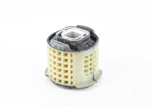 Cuscinetto in gomma posteriore per BMW F07, F10, F11, F18, F06, F12, F13, F01, F02, F04 (OEM 33316793864). BMW originale.