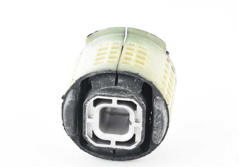 Cuscinetto in gomma posteriore per BMW F07, F10, F11, F18, F06, F12, F13, F01, F02, F04 (OEM 33316793864). BMW originale.