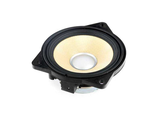 Altavoz central coaxial Individual Audio OEM 65137838904 para BMW E90, E91, E92, E93, E60, E61, E70, E71, E72. Repuesto original BMW para sistema de sonido High-End Individual.