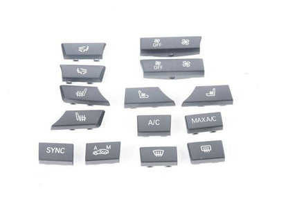 Juego de botones para mando de luces OEM 61316848887 para BMW F07, F10, F11, F06, F12, F13, F01, F02, F15, F85, F16, F86. Original BMW.