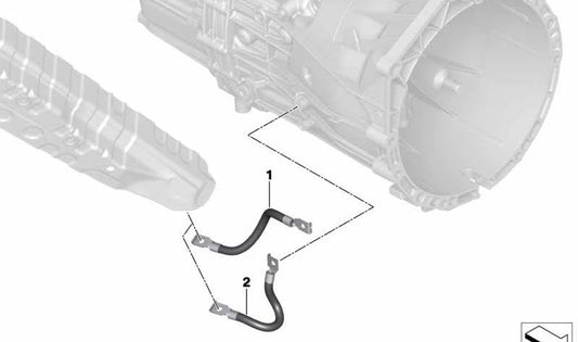 Connexion de masse pour BMW F87, F80, F82 (OEM 12427851221). BMW d'origine