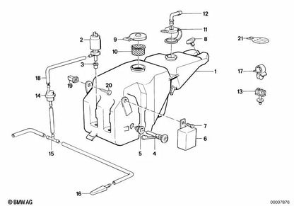 BMW E28 -Stecker, E23 (OEM 61661366481). Original BMW