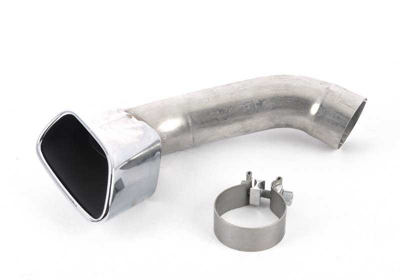 Embellecedor de escape OEM 18307562545 para BMW E70. Original BMW.