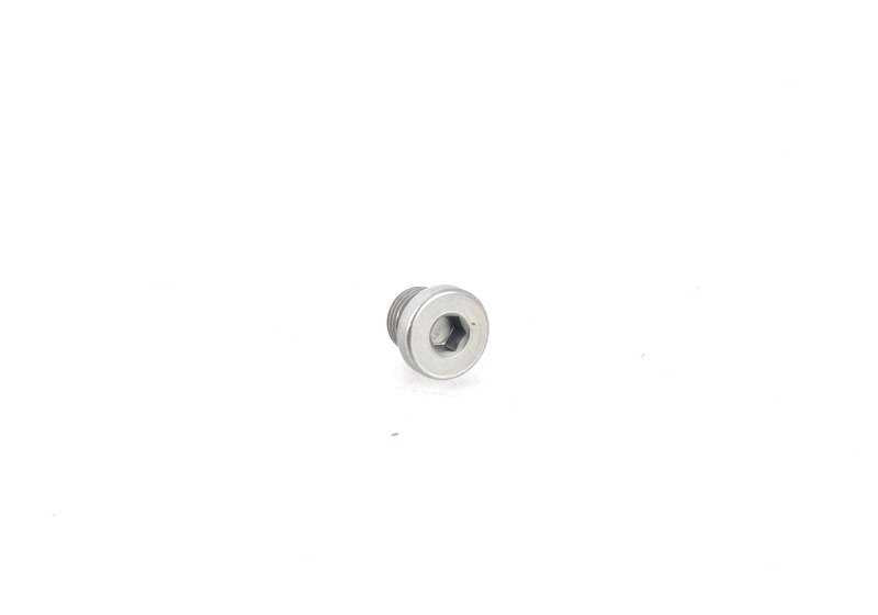 Tornillo de cierre OEM 11117728742 para BMW {i3 I01, I01N} y BMW Motorrad {K80, K81, K82, K83, K84, KK48, K61}. Pieza original BMW.