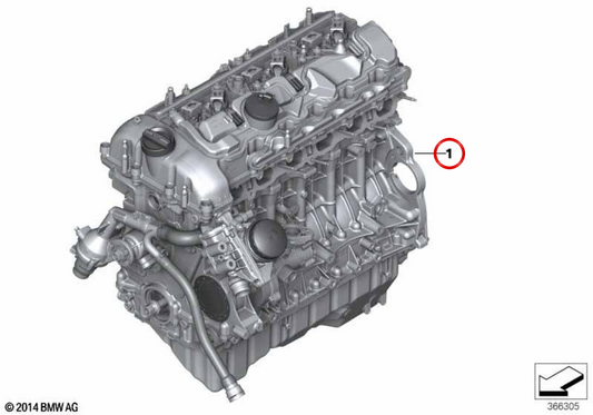 MOTEUR complet OEM 11002433194 pour BMW F87, F80, F82, F83. BMW d'origine.