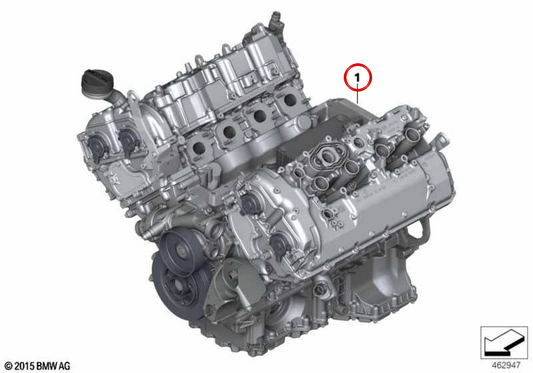 OEM 11002470300 Motor für BMW G12, G14, G16. Original BMW.