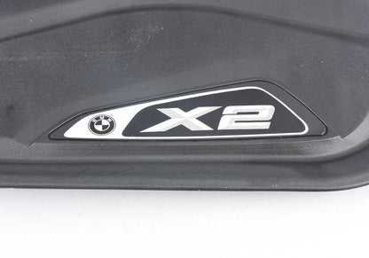 Alfombrillas traseras todo clima OEM 51472452204 para BMW X2 F39. Original BMW.
