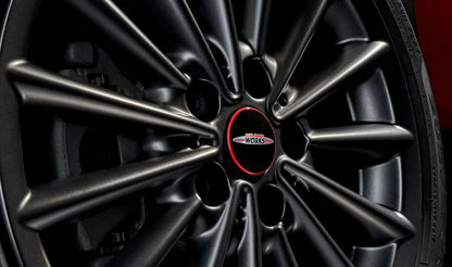 Tapacubos fijo JCW OEM 36122469710 para MINI F54, F55, F56, F57, F60. Tapacubo central John Cooper Works que no gira con la rueda, protege la llanta y mejora el diseño. Original MINI.