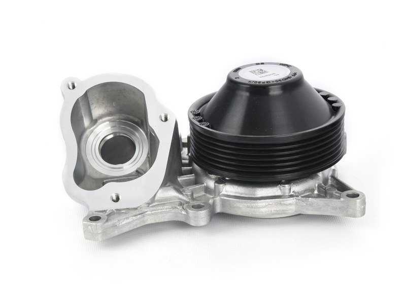 Bomba de agua mecánica OEM 11518516205 para BMW F30, F31, F34, F32, F33, F36, F07, F10, F11, F06, F12, F13, F01, F02, F25, F26, E70, F15, E71, F16. Original BMW.