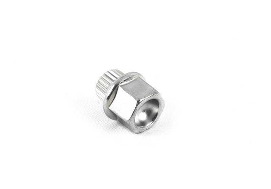 OEM security adapter 36136752767 for BMW X5 E53 (3.0d and 3.0i, manual and automatic, 2001-2006). Original BMW piece. Ideal for screws with code 38/SW19mm.