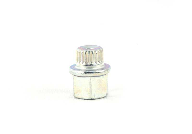 OEM security adapter 36136752767 for BMW X5 E53 (3.0d and 3.0i, manual and automatic, 2001-2006). Original BMW piece. Ideal for screws with code 38/SW19mm.