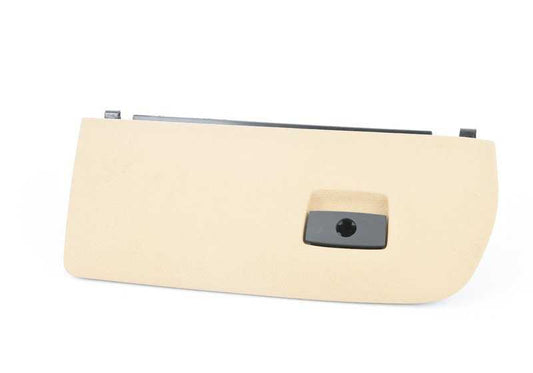 Tapa de guantera savannabeige OEM 51166839001 para BMW X3 F25, X4 F26, dirección izquierda. Original BMW.