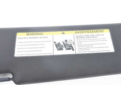 Parasol derecho con etiqueta OEM 51167425434 para BMW F23, F33, F83. Original BMW.