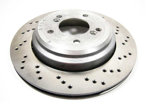 Disco de freno ventilado derecho OEM 34212282304 para BMW E46, E85, E86. Original BMW.