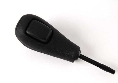 Pomo de cambio automático en piel y cromo OEM 25167570652 para BMW E81, E82, E87, E87N, E88, E90, E90N, E91, E91N, E84, E89. Original BMW.
