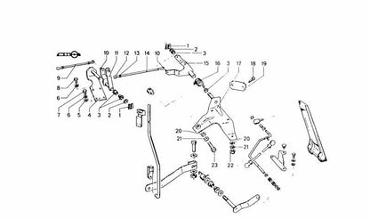 Muelle de retorno del acelerador OEM 35411108676 para BMW E30, E31, E32, E34, E36, Z1. Original BMW.