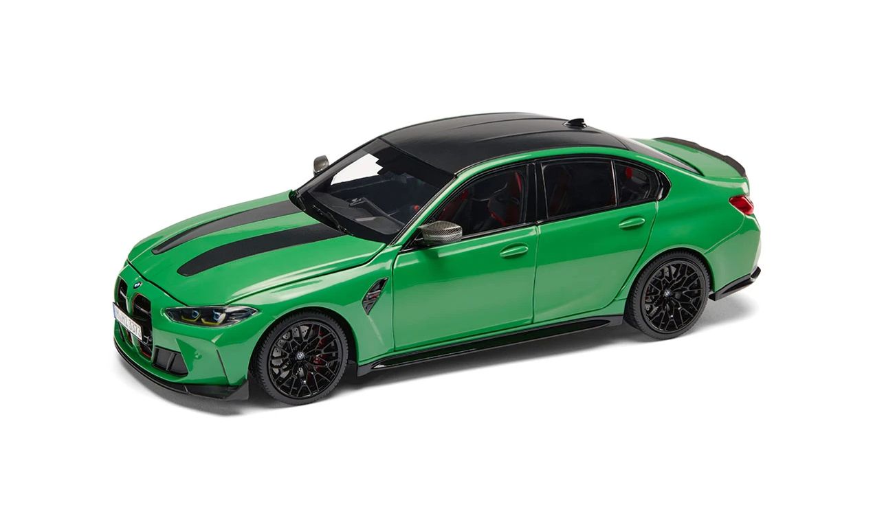 Portachiavi BMW M3 CS verde metallizzato OEM 80435B308D0 per BMW. BMW originale.