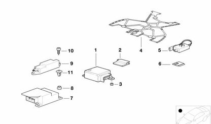 Patipilla Sensor Besetzung OEM 65778367599 für BMW E36 {316G, 316i usw.} Alle kompatiblen Modelle. Original BMW.