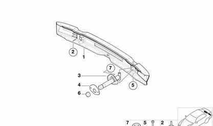 Junta para BMW Serie 3 E46, Z4 E85, E86 (OEM 51128254202). Original BMW