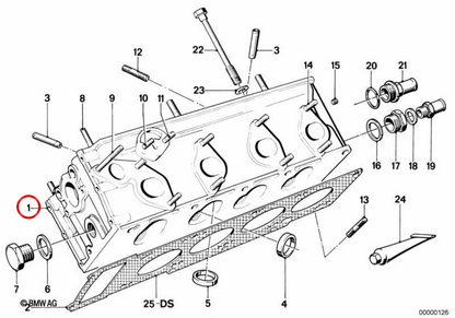OEM Motor Butt 11121262181 für BMW E21, E12. Original BMW.