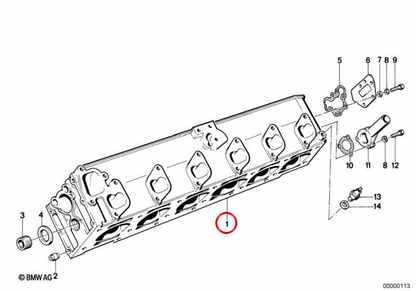 OEM motor butt 11121278700 for BMW E23. Original BMW.