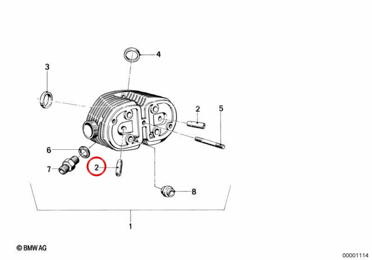 Duto de ventilação OEM 11121338710 para BMW E23, E24, E28, E32, E34. BMW genuíno.