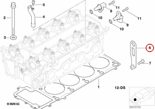** Board of Balance Cover OEM 11121406717 für BMW E39, E46, E36, E34, Z3. Original BMW. **