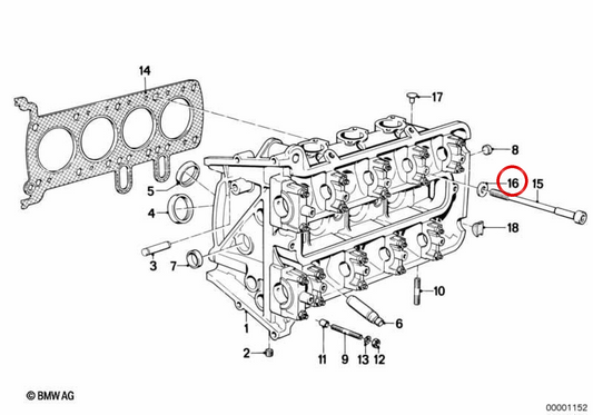 Washer 10.5x20x3 OEM 11121464026 for BMW motorcycles R 1300 GS, R 1200 GS, R nineT, R 18, K 1200 RS, K 75... and more. Genuine BMW Motorrad.