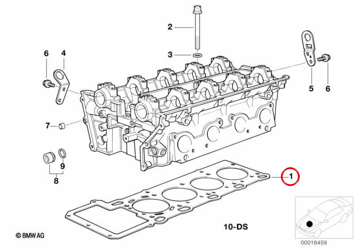 OEM Board 11121741471 für BMW E39, E38, E31. Original BMW.