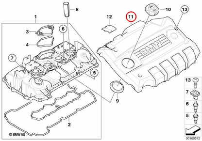 OEM 11127556033 bobine di accensione per BMW E81, E82, E87, E88, E90, E91, E92, E93. BMW originale.