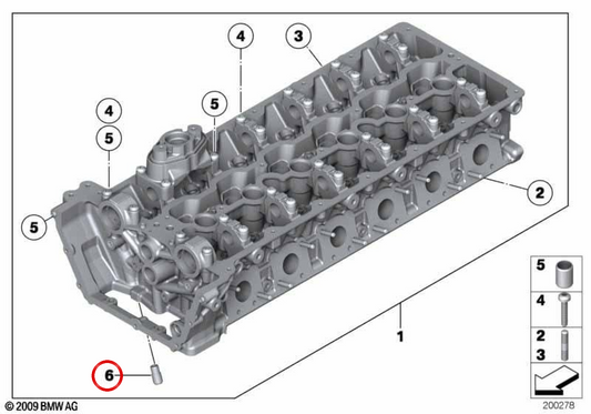 OEM anti -retory valve 11127564891 for BMW F01, F02, G12. Original BMW.