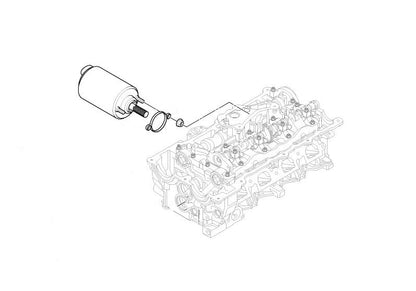 BLADA nut for BMW Series 1 E81, E82, E87, E87N, E88, Series 3 E46, E90, E90N, E91, E91N, E92, E92N, E93, E93N, Series 5 E60N, E61N, X1 E84, X3 E83, E83N , Z4 E85 (OEM 11127568178). BMW original.