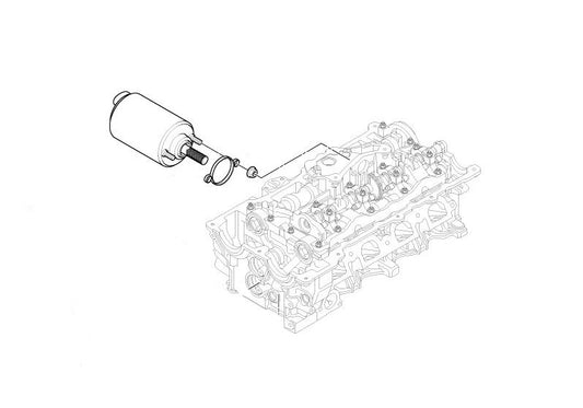 Tuerca de bridas M6 OEM 11127568178 para BMW E81, E87, E90, E92, E60, X1, X3, Z4... y más. Original BMW.