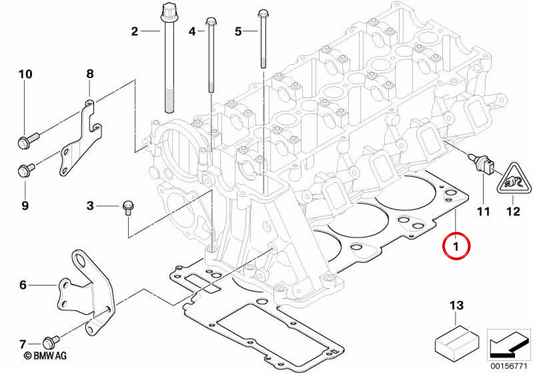 OEM Board 11127788636 für BMW E46, E39, E38, X5 E53. Original BMW.
