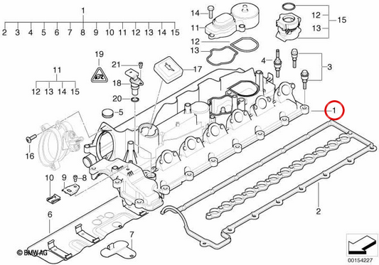 BMW E46, E60, E65, E83, E53 (OEM 11127799221). Original BMW