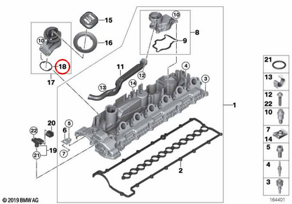 OEM -Profil -Board 11127806507 für BMW E70, E71. Original BMW.