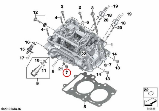 OEM 11128404488 Verbindungsbuchsensatz für BMW Motorräder F750GS, F850GS, F900R, F900XR... und mehr. Original BMW Motorrad.
