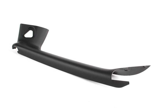 Paramento columna A izquierda OEM 51436971857 para MINI Cabrio R52, Cooper R52, R53. Color Panther Black. Original MINI.