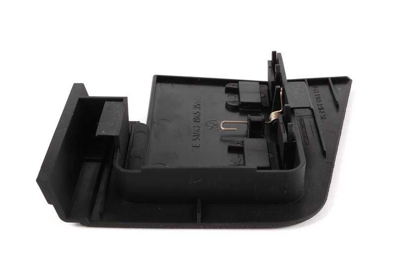 Tapa lateral izquierda OEM 51431945355 para BMW E30. Recambio original BMW. Ideal para cubrir componentes en la zona del maletero o carrocería.