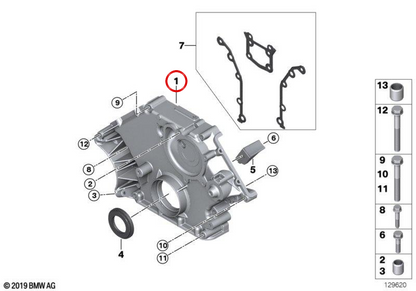 OEM untere Steuerkastenabdeckung 11147533686 für BMW E60, E61, E63, E64, E65, E66, E67, X5 E53. Original BMW.