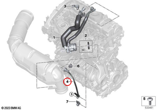 Tubo de ar de limpeza OEM 11155A60782 para BMW 1 F70, 2 F74, X1 U11, MINI F66... ​​​​e muito mais. BMW e MINI originais.